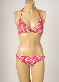 Costum de baie din două piese elasticitate top sutien modelat roz BANANA MOON femme