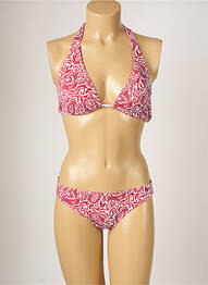 Costum de baie din două piese elasticitate roșu BANANA MOON femme