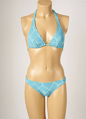 Costum de baie din două piese elasticitate albastru BANANA MOON femeie