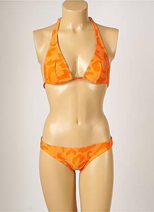 Costum de baie din două piese elasticitate portocalie BANANA MOON femeie