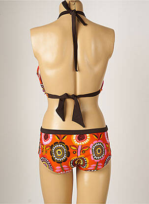 Costum de baie din două piese elasticitate top sutien modelat portocalie BANANA MOON femeie