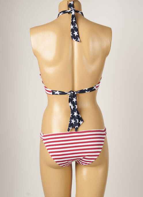 Costum de baie din două piese elasticitate roșu BANANA MOON femme