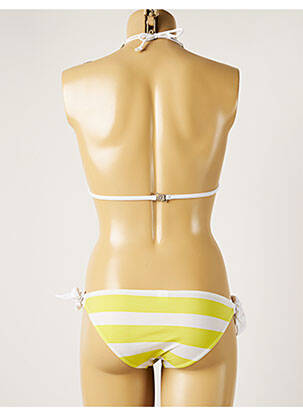 Costum de baie din două piese elasticitate top triunghiuri verde BANANA MOON femeie