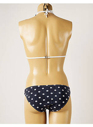 Costum de baie din două piese elasticitate top triunghiuri albastru BANANA MOON femeie