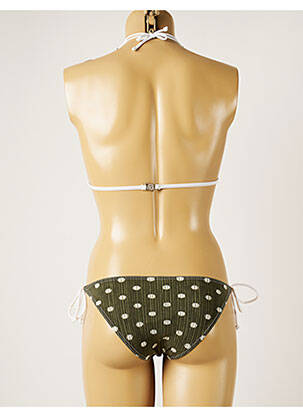Costum de baie din două piese elasticitate top triunghiuri verde BANANA MOON femeie