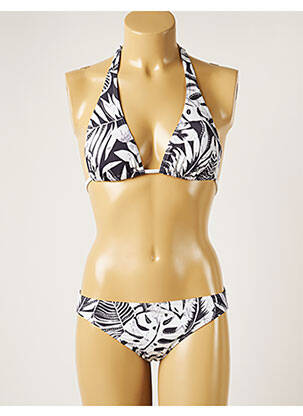Costum de baie din două piese elasticitate top triunghiuri negru BANANA MOON femeie