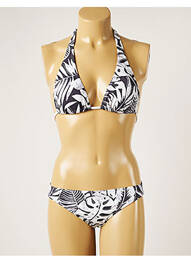 Costum de baie din două piese elasticitate top triunghiuri negru BANANA MOON femeie