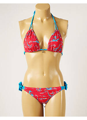 Costum de baie din două piese roșu BANANA MOON femeie
