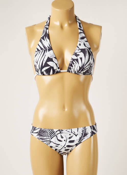 Costum de baie din două piese elasticitate top triunghiuri negru BANANA MOON femme