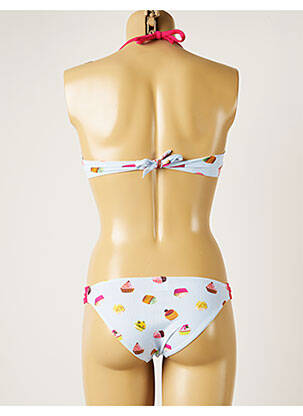 Costum de baie din două piese elasticitate top sutien modelat albastru BANANA MOON femeie
