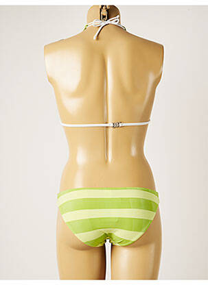 Costum de baie din două piese elasticitate top triunghiuri verde BANANA MOON femeie