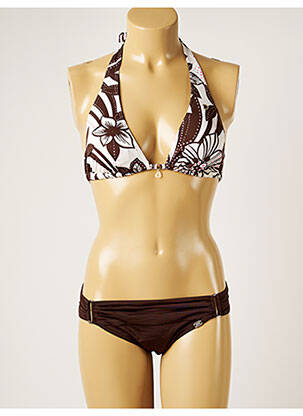 Costum de baie din două piese maro BANANA MOON femeie