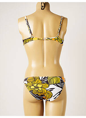 Costum de baie din două piese elasticitate sutien cupe întregi cu decolteu înalt portocalie BANANA MOON femeie