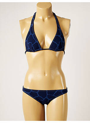 Costum de baie din două piese elasticitate top triunghiuri albastru BANANA MOON femeie