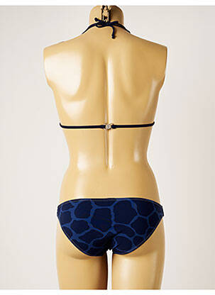 Costum de baie din două piese elasticitate top triunghiuri albastru BANANA MOON femeie