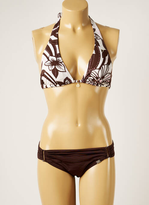 Costum de baie din două piese maro BANANA MOON femeie