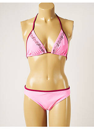 Costum de baie din două piese elasticitate top triunghiuri violet BANANA MOON femeie