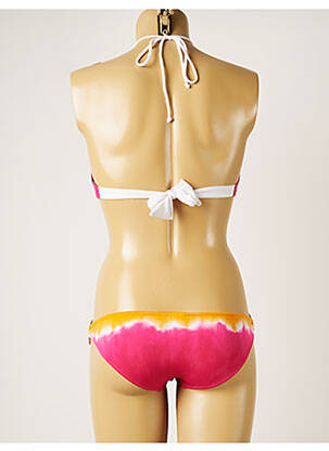 Costum de baie din două piese elasticitate top bentiță roz BANANA MOON femeie