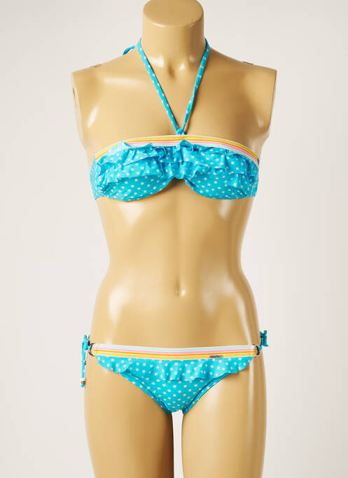 Costum de baie din două piese albastru BANANA MOON femeie