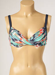 Sutien de costum de baie elasticitate albastru LIVIA femeie