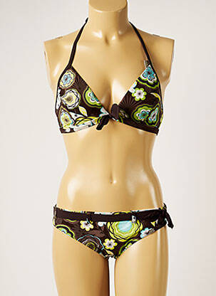 Costum de baie din două piese maro BANANA MOON femeie