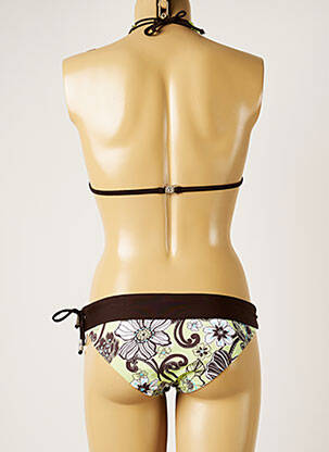 Costum de baie din două piese elasticitate top triunghiuri verde BANANA MOON femeie