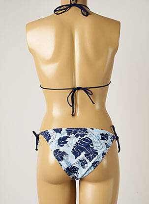 Costum de baie din două piese elasticitate top triunghiuri albastru BANANA MOON femeie