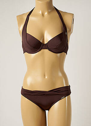 Costum de baie din două piese maro BANANA MOON femeie