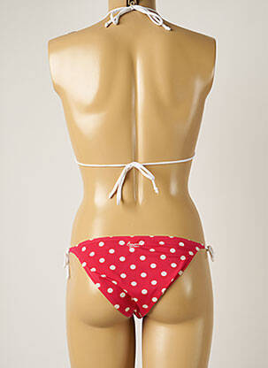 Costum de baie din două piese elasticitate top triunghiuri roz BANANA MOON femeie
