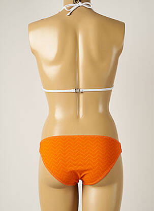 Costum de baie din două piese elasticitate top triunghiuri portocalie BANANA MOON femeie