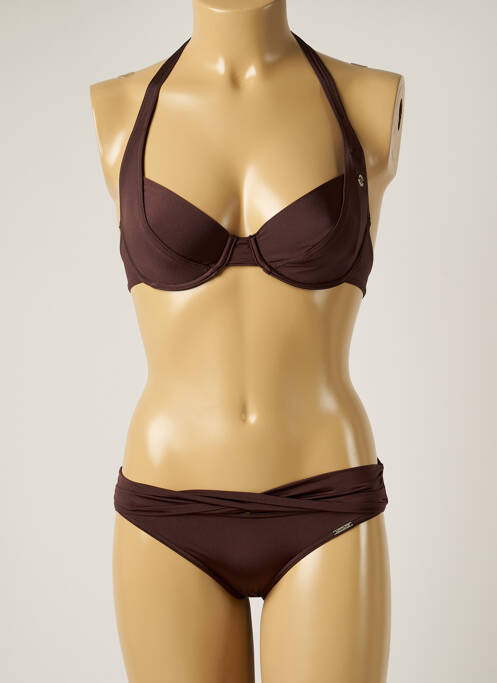 Costum de baie din două piese maro BANANA MOON femeie