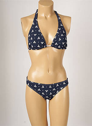 Costum de baie din două piese elasticitate albastru BANANA MOON femeie