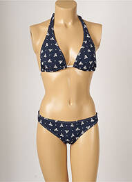 Costum de baie din două piese elasticitate albastru BANANA MOON femme