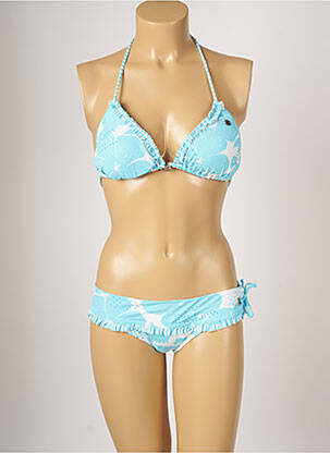 Costum de baie din două piese elasticitate top sutien modelat albastru BANANA MOON femeie