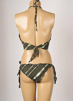 Costum de baie din două piese elasticitate top sutien modelat verde BANANA MOON femeie
