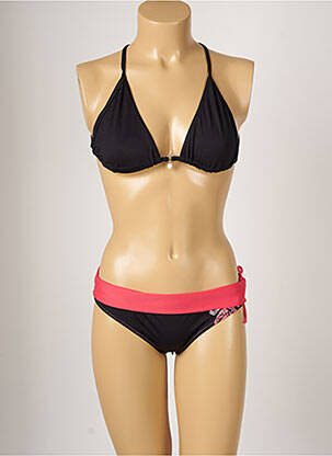 Costum de baie din două piese elasticitate top triunghiuri negru BANANA MOON femeie