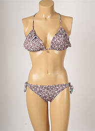 Costum de baie din două piese elasticitate top sutien modelat violet BANANA MOON femeie