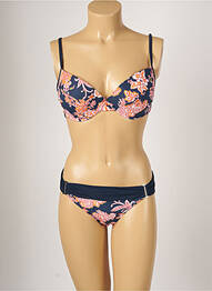 Costum de baie din două piese elasticitate top sutien modelat albastru BANANA MOON femme