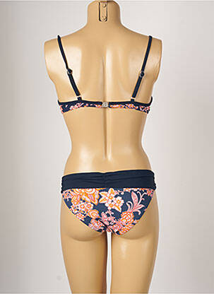 Costum de baie din două piese elasticitate top sutien modelat albastru BANANA MOON femeie