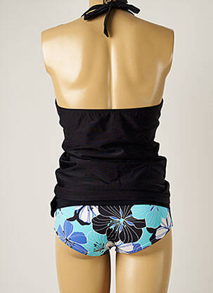 Tankini imprimeu floral negru BANANA MOON femeie