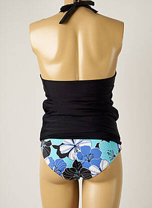 Tankini imprimeu floral negru BANANA MOON femeie