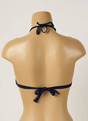 Sutien de costum de baie elasticitate sutien cupe întregi cu decolteu înalt albastru BANANA MOON femeie