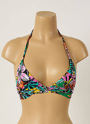 Sutien de costum de baie elasticitate top triunghiuri verde BANANA MOON femeie
