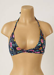 Sutien de costum de baie elasticitate top triunghiuri albastru BANANA MOON femme