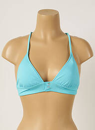 Sutien de costum de baie elasticitate top triunghiuri albastru BANANA MOON femme