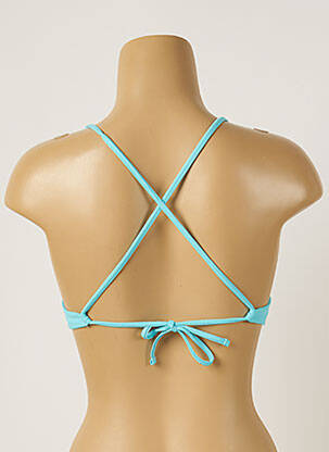 Sutien de costum de baie elasticitate top triunghiuri albastru BANANA MOON femeie