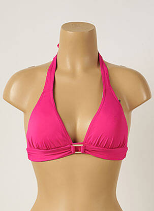 Sutien de costum de baie elasticitate top sutien modelat roz LIVIA femeie