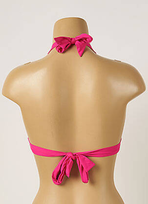 Sutien de costum de baie elasticitate top sutien modelat roz LIVIA femeie