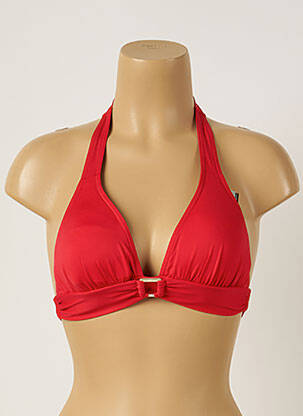 Sutien de costum de baie elasticitate top sutien modelat roșu LIVIA femeie