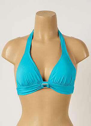 Sutien de costum de baie elasticitate top sutien modelat albastru LIVIA femeie